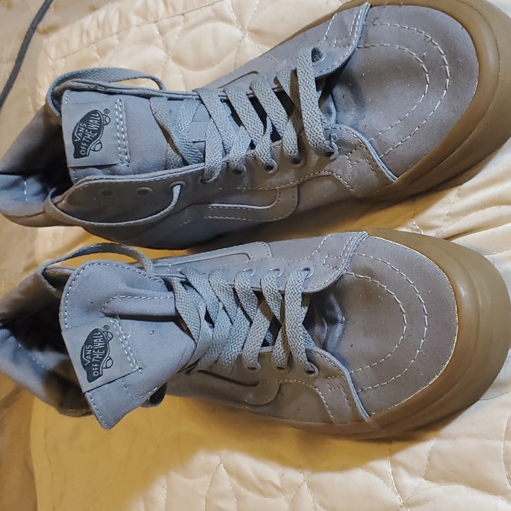 Vans High Top Grey (Size 9.5W) Never Worn!!